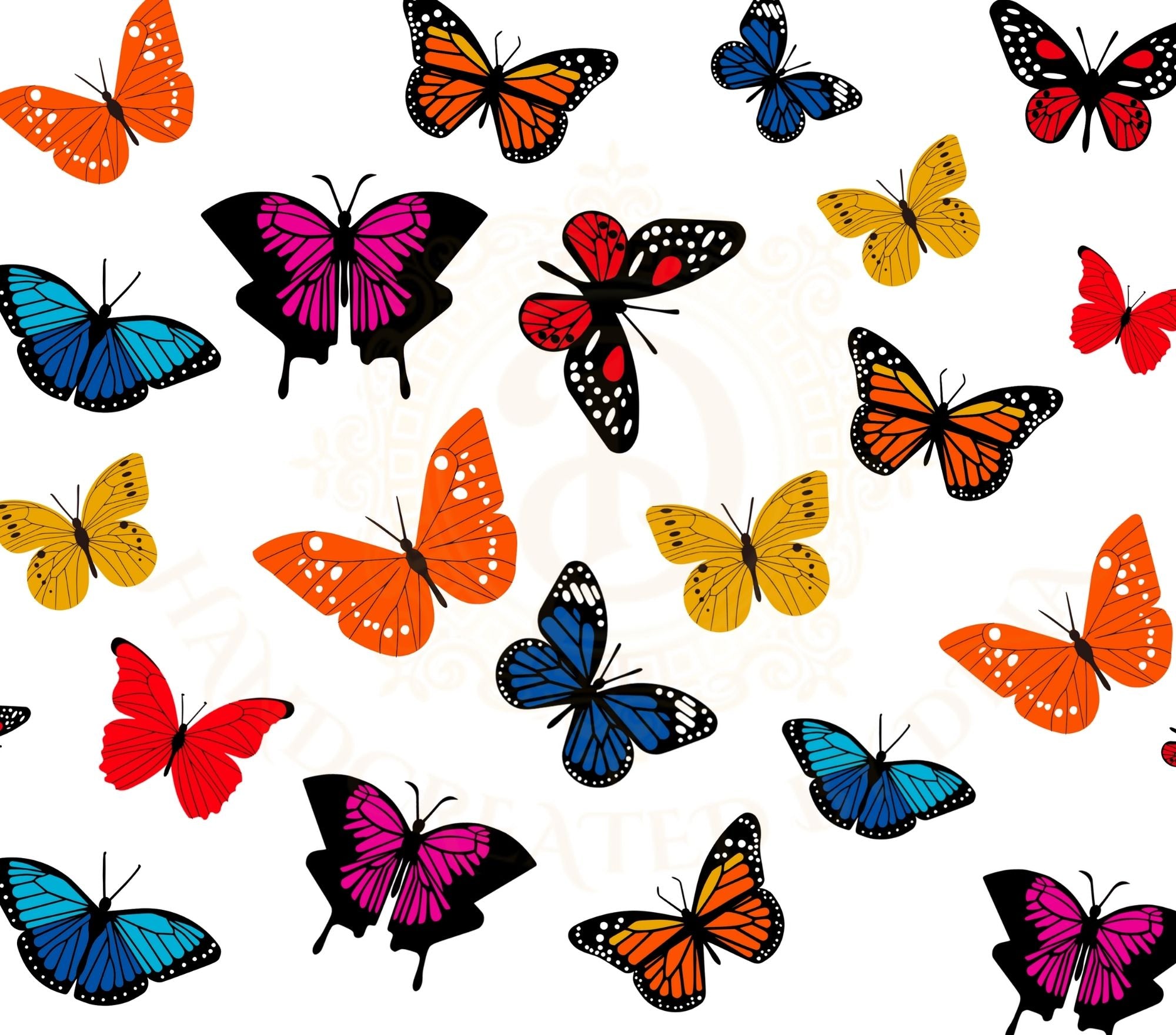 Butterfly Stainless Steel Tumbler, Durable Water Bottle for Everyday Hydration, Unique Gift Idea for Outdoor Adventurers