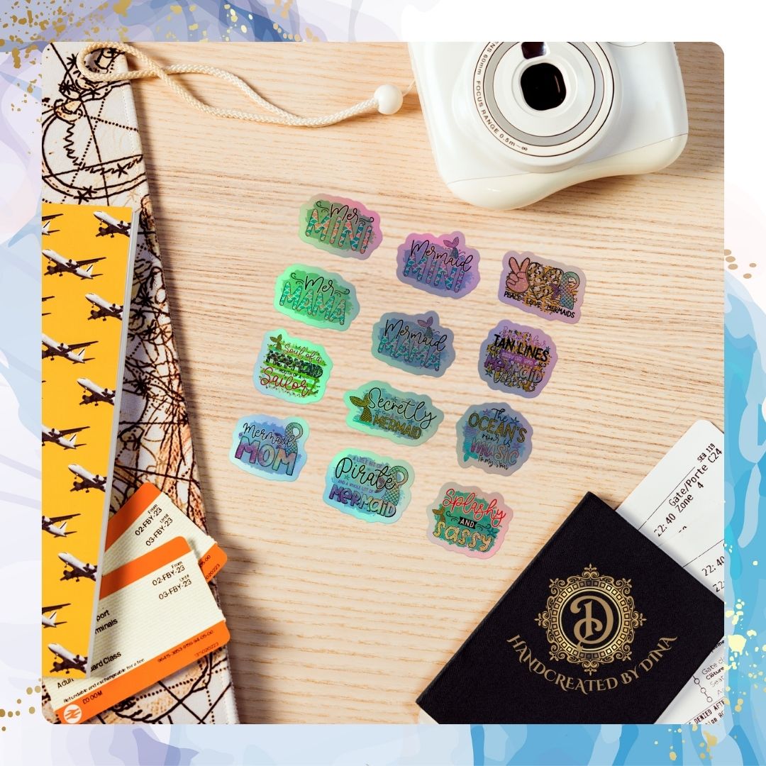 Holographic Mermaid Sticker Set 1