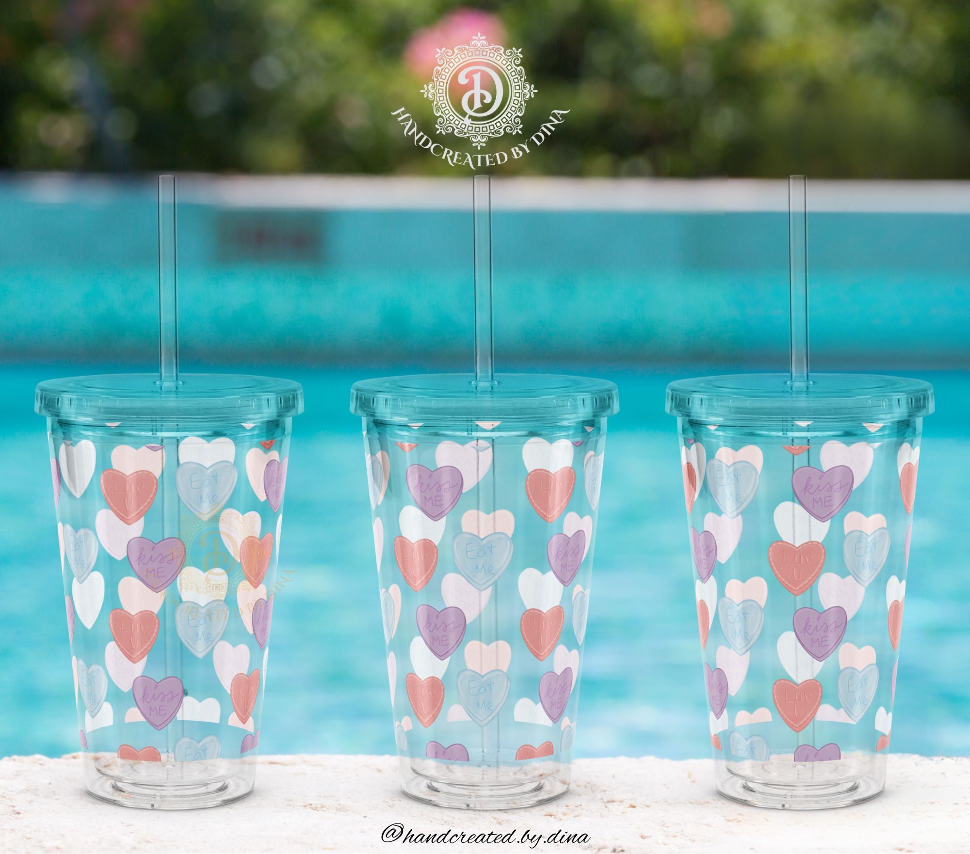 Transparent Plastic Candy Tumbler, Spill-Proof Cup, Clear Travel Mug, Reusable Drink Container, Eco-Friendly Tumbler, Gift