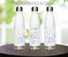 Marbled Stainless Steel Water Bottle, Personalised and Leak-Proof Travel Flask for Unique Birthday or Holiday Gifts