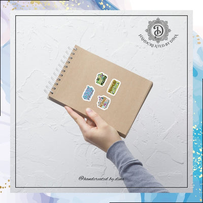 Kiss-Cut 100% Mermaid Stickers, Durable Vinyl Bubble-Free Mermaid Stickers