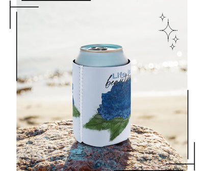 Rose Slim Can Cooler, Tall Drink Holder, Insulated Beverage Sleeve, Party Essential, Great For Events, Drink Keeper