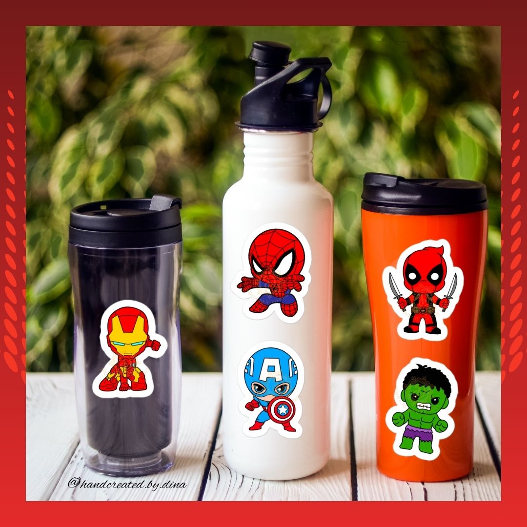 Kid’s Bubble-free stickers, Laptop Stickers