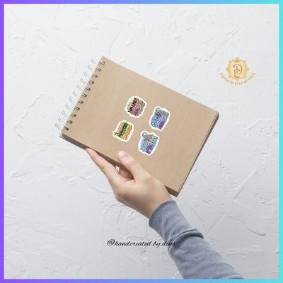 Bubble-free Mermaid Mom Stickers, Mermaid Stickers for Notebooks—Great for Crafting