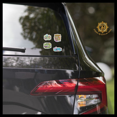 Bubble-free Dream Big Stickers, Durable Vinyl Mermaid Stickers Perfect for Notebooks and Laptops