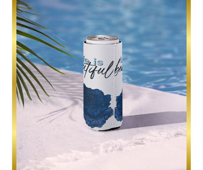 Rose Slim Can Cooler, Tall Drink Holder, Insulated Beverage Sleeve, Party Essential, Great For Events, Drink Keeper