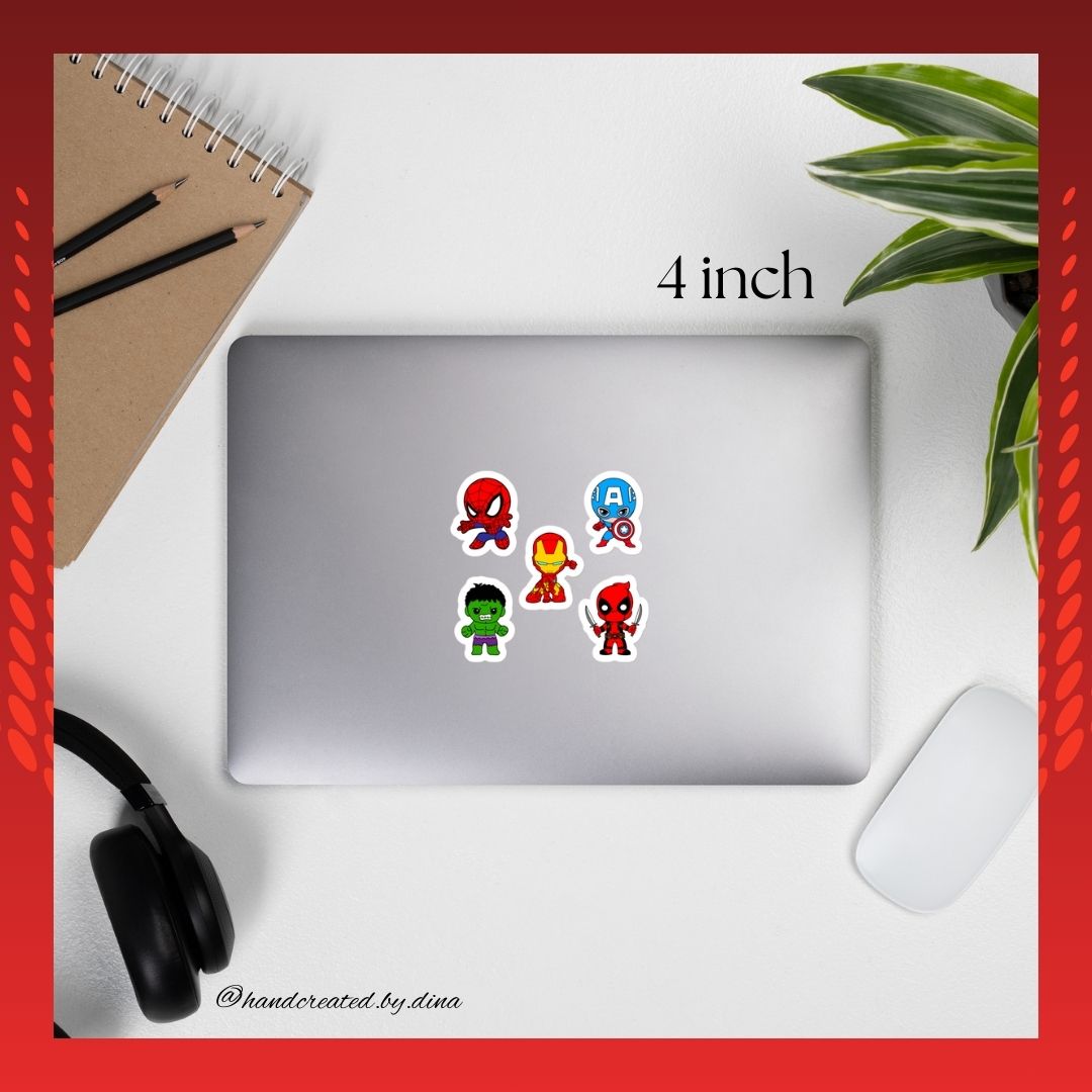Kid’s Bubble-free stickers, Laptop Stickers