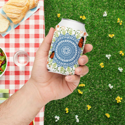 Mandala Can Cooler - Insulated Beverage Holder for Hot Summer Days - Perfect Gift for Beer Lovers and Outdoor Enthusiasts