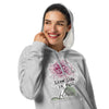 Adidas Floral Print Hoodie Fleece Sweatshirt, Cozy Activewear, Unisex Attire, Warm Loungewear, Sporty Casual Hoodie