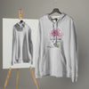 Adidas Floral Print Hoodie Fleece Sweatshirt, Cozy Activewear, Unisex Attire, Warm Loungewear, Sporty Casual Hoodie