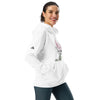 Adidas Floral Print Hoodie Fleece Sweatshirt, Cozy Activewear, Unisex Attire, Warm Loungewear, Sporty Casual Hoodie