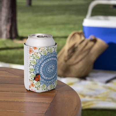 Mandala Can Cooler - Insulated Beverage Holder for Hot Summer Days - Perfect Gift for Beer Lovers and Outdoor Enthusiasts