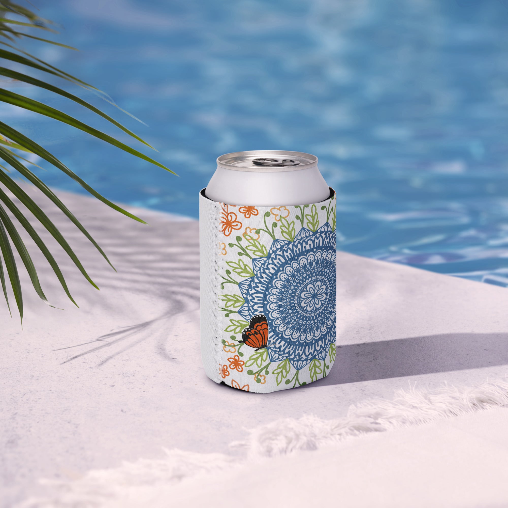 Mandala Can Cooler - Insulated Beverage Holder for Hot Summer Days - Perfect Gift for Beer Lovers and Outdoor Enthusiasts