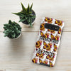 Floralfly (Yellow) Tough Case for Samsung, Durable Phone Case, Samsung Protective Cover, Shockproof Samsung