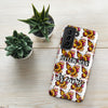 Floralfly (Yellow) Tough Case for Samsung, Durable Phone Case, Samsung Protective Cover, Shockproof Samsung