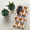 Floralfly (Yellow) Tough Case for Samsung, Durable Phone Case, Samsung Protective Cover, Shockproof Samsung