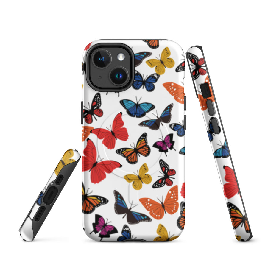 MagSafe® Butterfly Tough Case for iPhone®, Durable Phone Cover, Shockproof iPhone® Case, Protective iPhone® Case, Gift