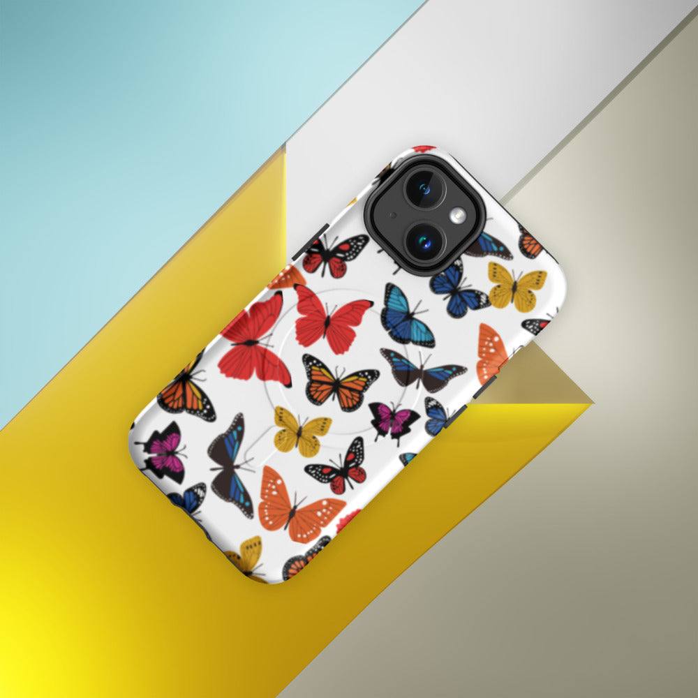 MagSafe® Butterfly Tough Case for iPhone®, Durable Phone Cover, Shockproof iPhone® Case, Protective iPhone® Case, Gift