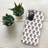 Tough Floral Case for Samsung, Durable Phone Case, Samsung Protective Cover, Shockproof Samsung Case, Samsung Galaxy Case