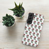 Tough Floral Case for Samsung, Durable Phone Case, Samsung Protective Cover, Shockproof Samsung Case, Samsung Galaxy Case